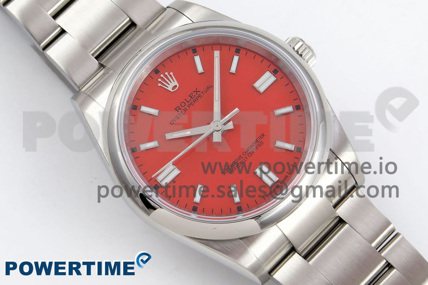 Oyster Perpetual 126000 36mm APF 1:1 Best Edition 904L Steel Red Dial VR3230 - Image 3