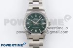 Oyster Perpetual 126000 36mm APF 1:1 Best Edition 904L Steel Green Dial VR3230