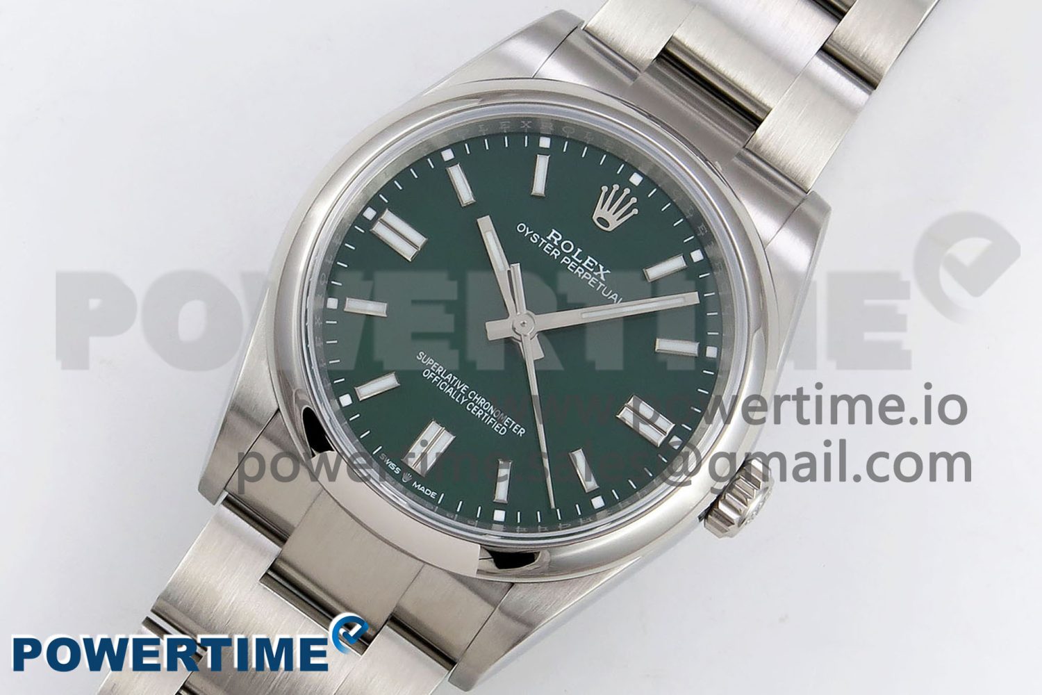 Oyster Perpetual 126000 36mm APF 1:1 Best Edition 904L Steel Green Dial VR3230 - Image 2