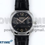 PAM1294 Radiomir 40mm VSF 1:1 Best Edition Black Dial on Black Leather Strap P900