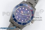 Submariner Sandblasted JDF Best Edition Blue Ceramic Bezel Blue Dial Dial on SS Bracelet SA3130 - Image 2