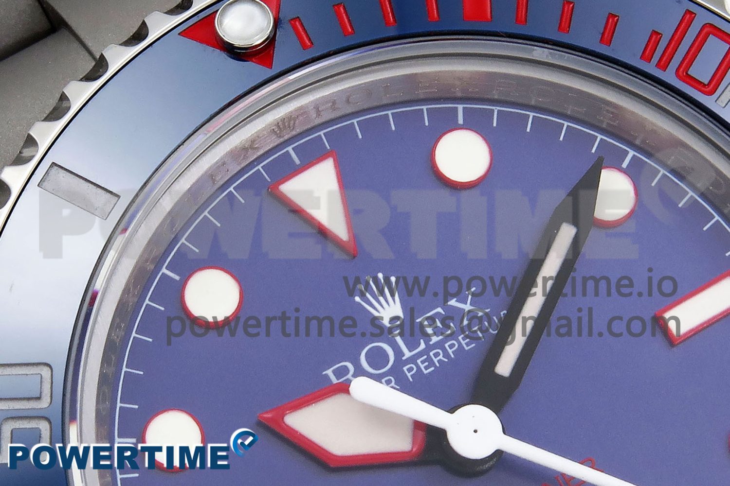 Submariner Sandblasted JDF Best Edition Blue Ceramic Bezel Blue Dial Dial on SS Bracelet SA3130 - Image 4