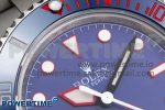 Submariner Sandblasted JDF Best Edition Blue Ceramic Bezel Blue Dial Dial on SS Bracelet SA3130 - Image 4