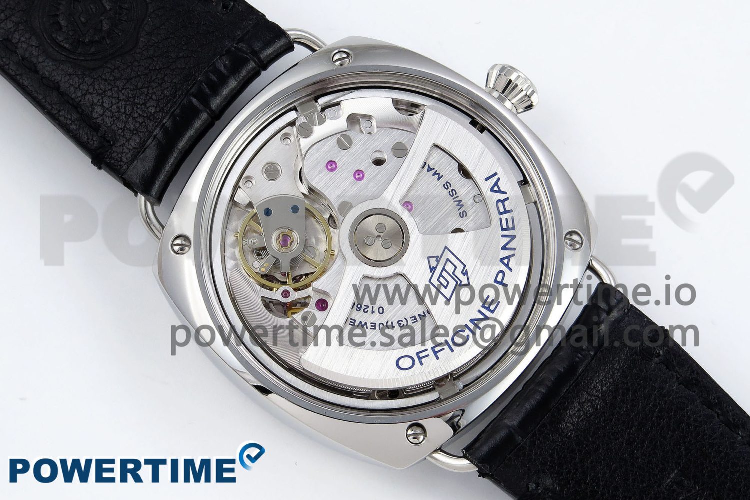 PAM1294 Radiomir 40mm VSF 1:1 Best Edition Black Dial on Black Leather Strap P900 - Image 9