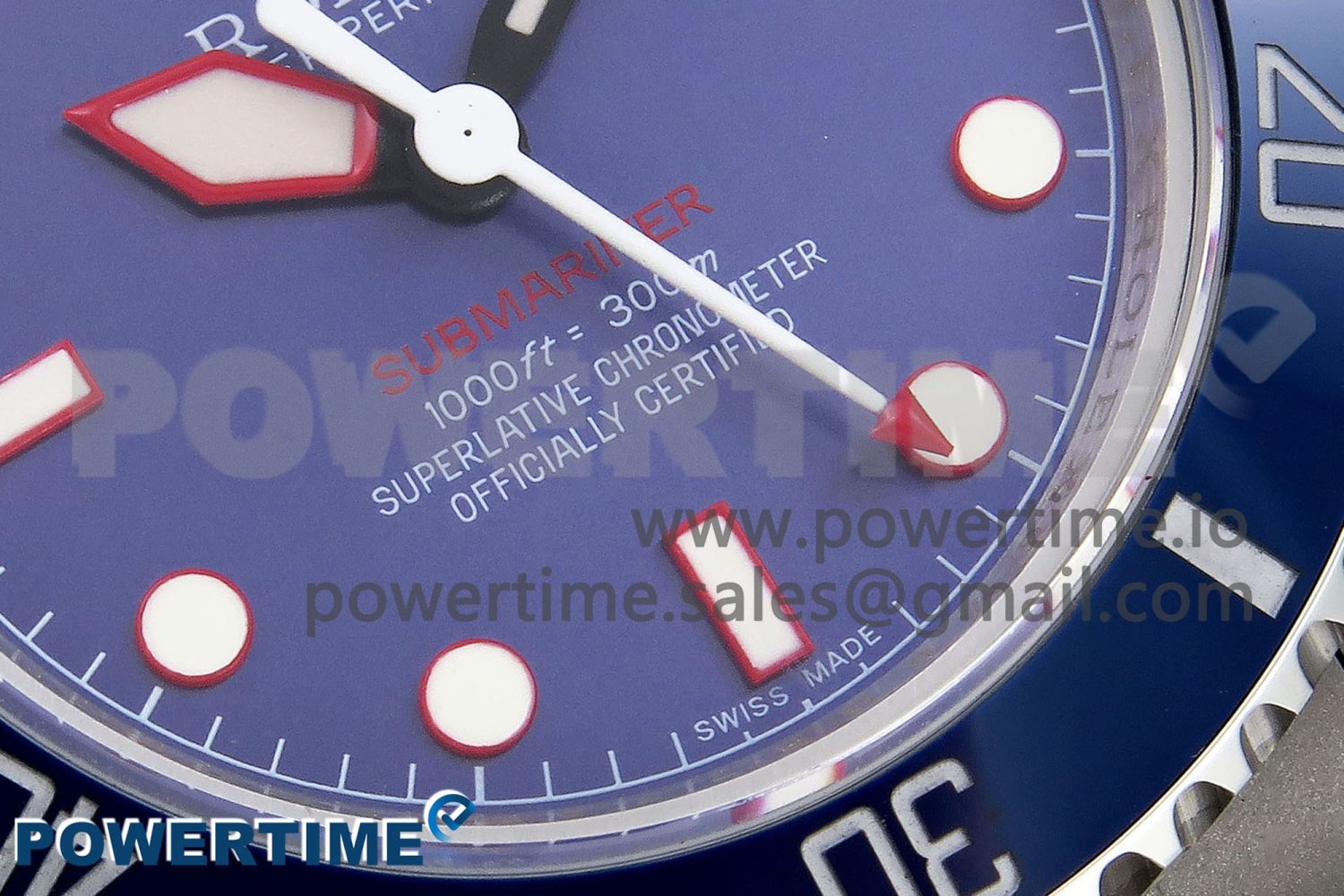 Submariner Sandblasted JDF Best Edition Blue Ceramic Bezel Blue Dial Dial on SS Bracelet SA3130 - Image 5