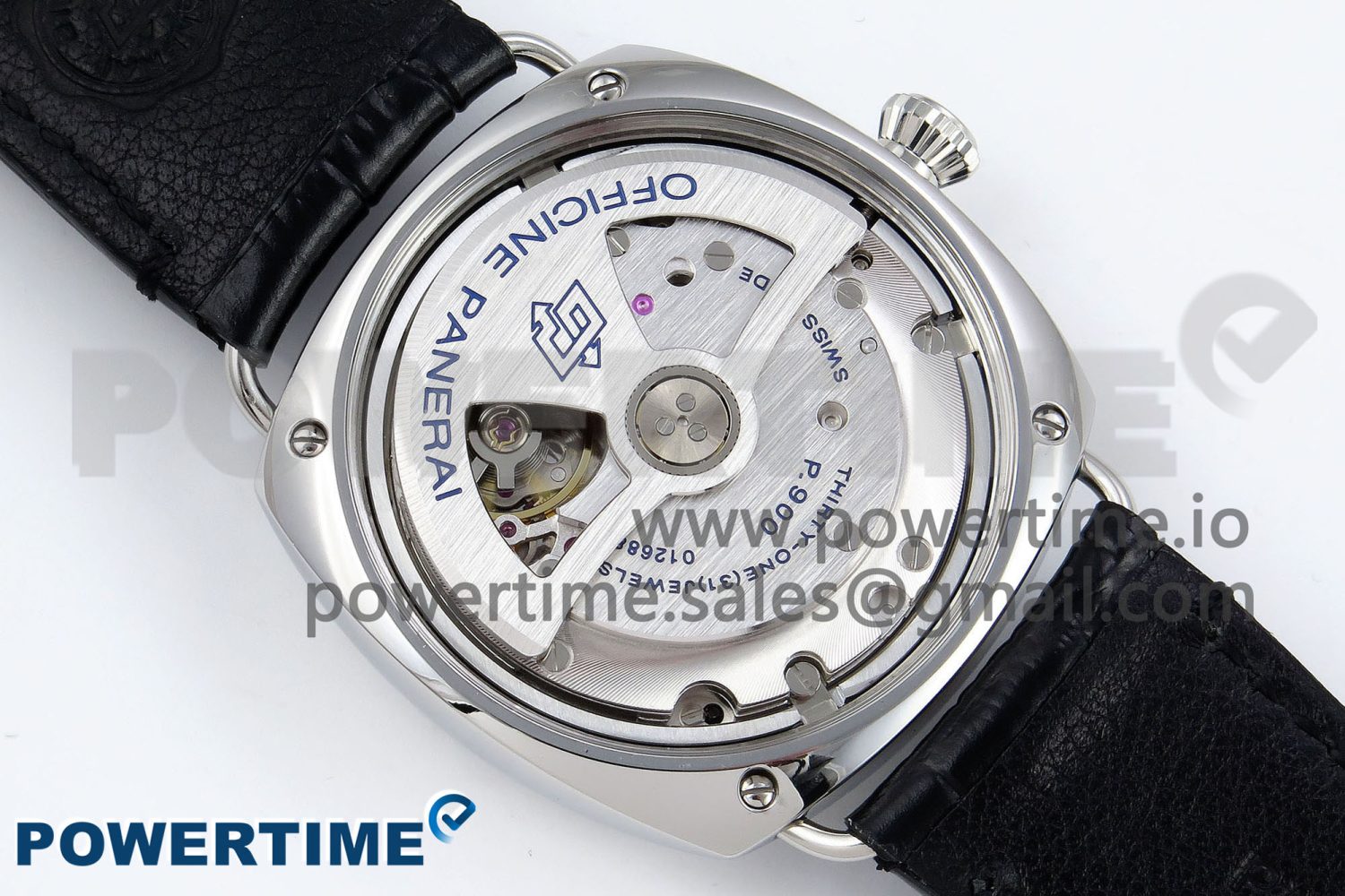 PAM1294 Radiomir 40mm VSF 1:1 Best Edition Black Dial on Black Leather Strap P900 - Image 10