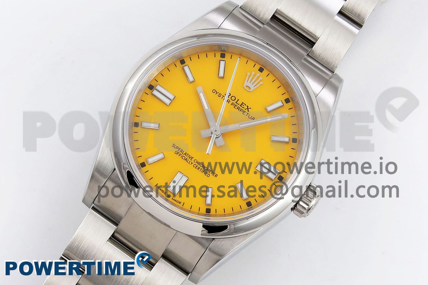 Oyster Perpetual 126000 36mm APF 1:1 Best Edition 904L Steel Yellow Dial VR3230 - Image 2