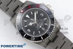 Submariner Sandblasted GMF Best Edition Black Ceramic Bezel Carbon Dial Dial on SS Bracelet SA3130 - Image 3
