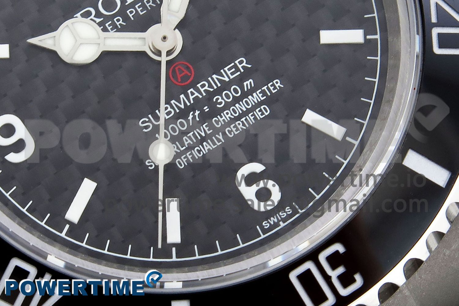 Submariner Sandblasted GMF Best Edition Black Ceramic Bezel Carbon Dial Dial on SS Bracelet SA3130 - Image 5