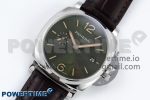 PAM1329 Luminor Due 42mm VSF 1:1 Best Edition Green Dial on Brown Leather Strap P900 - Image 2