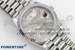 DayDate 40 SS JDF 904L Steel Moon Crystal Dial on President Bracelet VR3255 V3 (Gain Weight) - Image 3