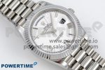 DayDate 40 SS JDF 904L Steel White Big Roman Dial on President Bracelet VR3255 V3 (Gain Weight) - Image 3