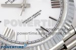 DayDate 40 SS JDF 904L Steel White Big Roman Dial on President Bracelet VR3255 V3 (Gain Weight) - Image 5