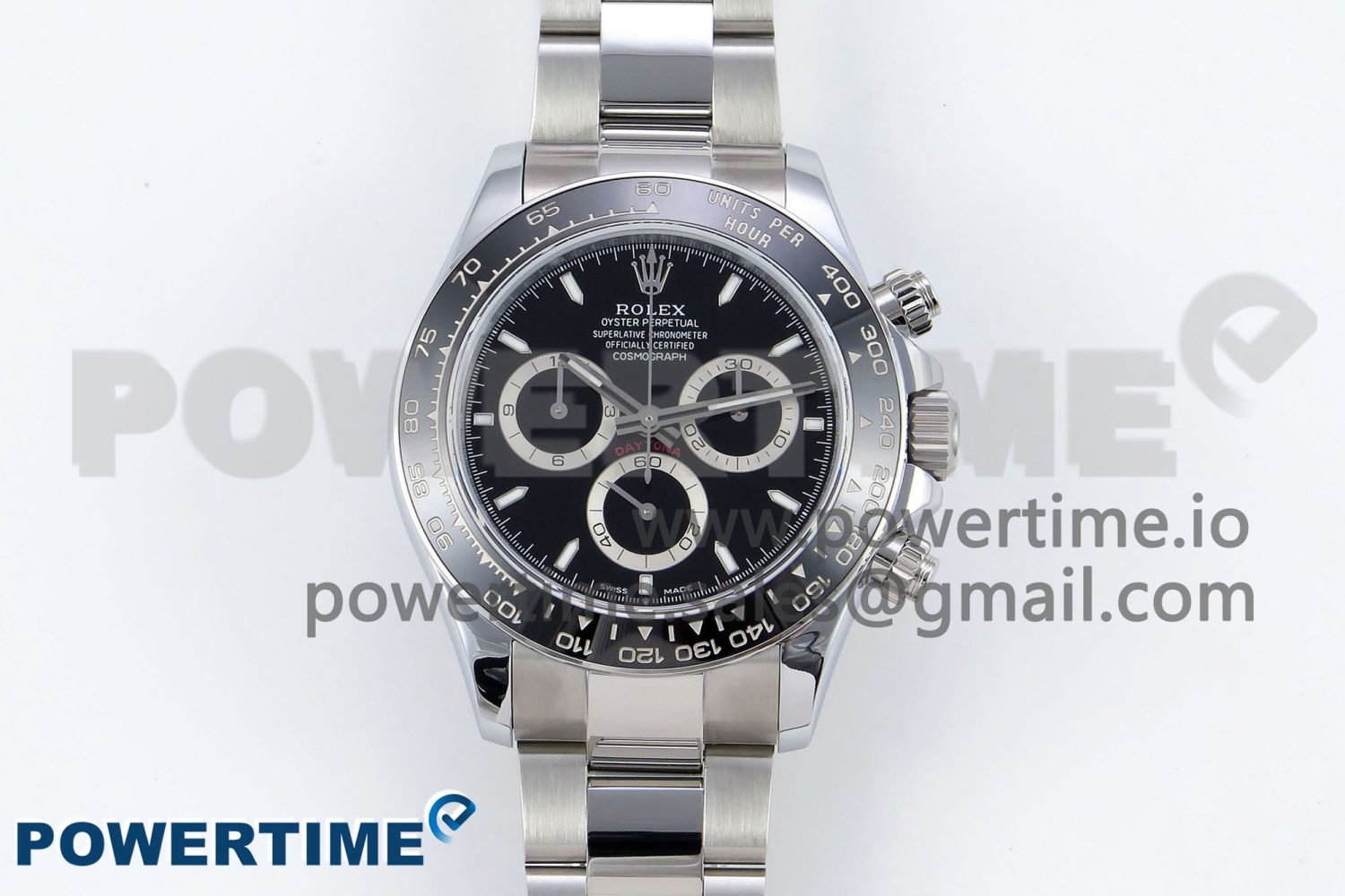 2023 Daytona 126500 QF 1:1 Best Edition 904L Steel Black Dial on SS Braclet SA4131 - Image 1