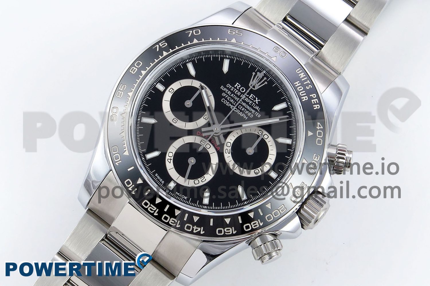 2023 Daytona 126500 QF 1:1 Best Edition 904L Steel Black Dial on SS Braclet SA4131 - Image 2