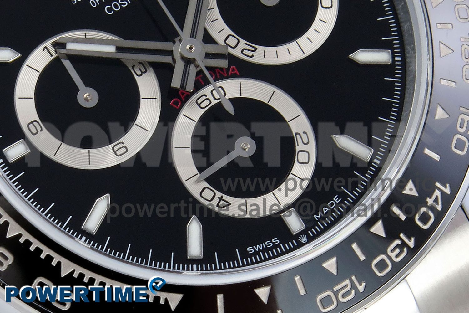 2023 Daytona 126500 QF 1:1 Best Edition 904L Steel Black Dial on SS Braclet SA4131 - Image 5