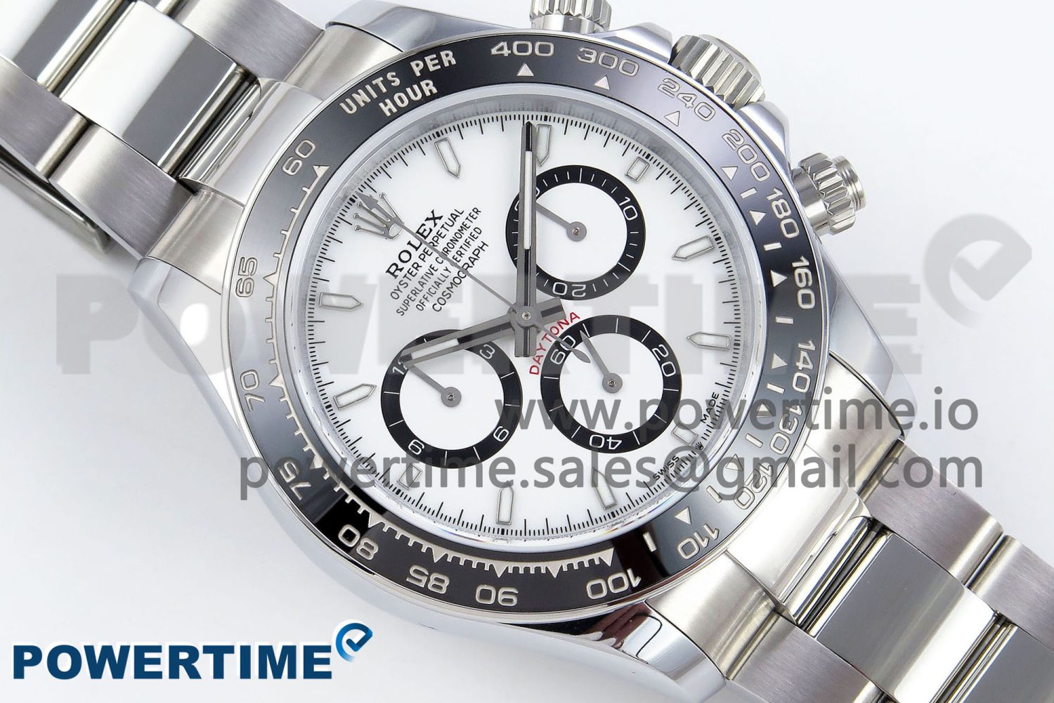 2023 Daytona 126500 QF 1:1 Best Edition 904L Steel White Dial on SS Braclet SA4131 - Image 3