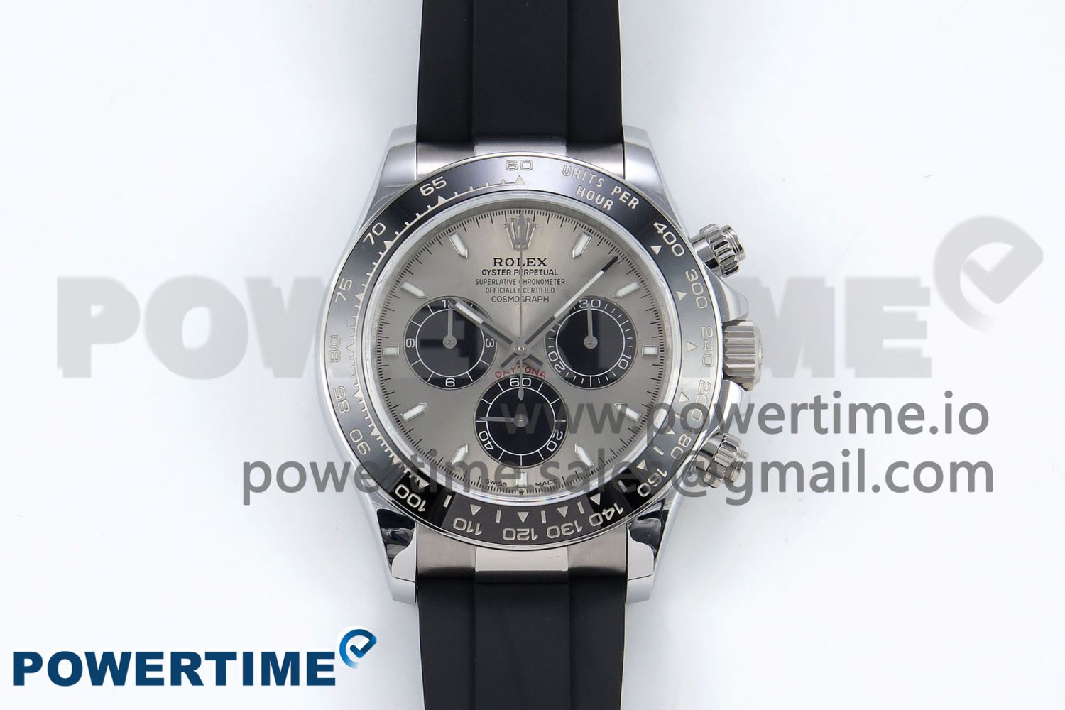 2023 Daytona 126519 QF 1:1 Best Edition 904L Steel Gray Dial on Oysterflex Strap SA4131 (Gain Weight) - Image 1