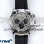 2023 Daytona 126519 QF 1:1 Best Edition 904L Steel Gray Dial on Oysterflex Strap SA4131 (Gain Weight)