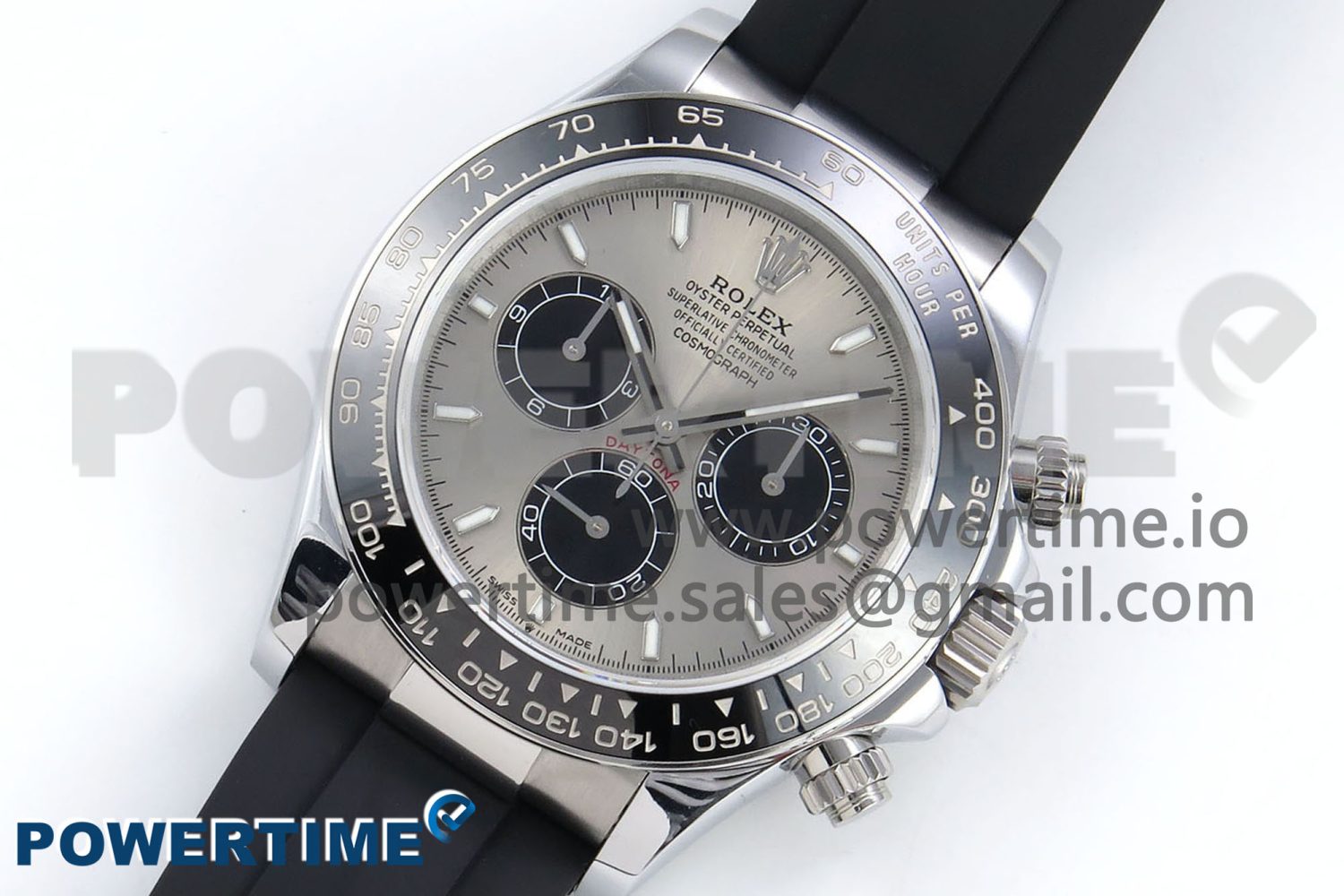 2023 Daytona 126519 QF 1:1 Best Edition 904L Steel Gray Dial on Oysterflex Strap SA4131 (Gain Weight) - Image 2