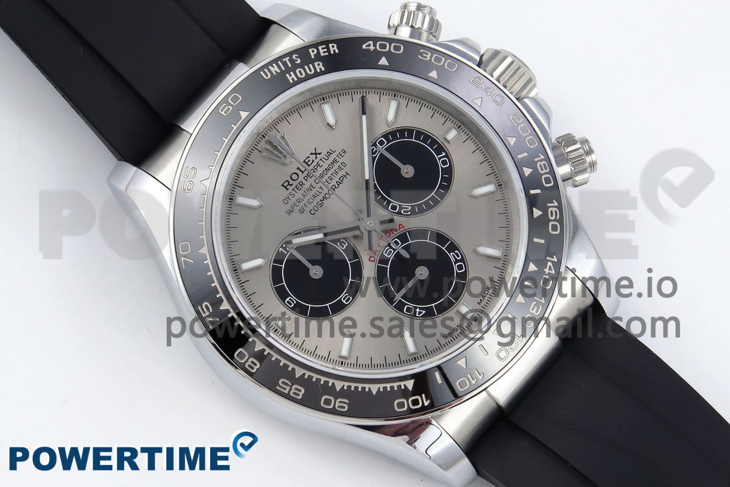 2023 Daytona 126519 QF 1:1 Best Edition 904L Steel Gray Dial on Oysterflex Strap SA4131 (Gain Weight) - Image 3