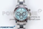 2023 Daytona 126506 QF 1:1 Best Edition 904L Steel Ice Blue Dial on SS Braclet SA4131 (Gain Weight)