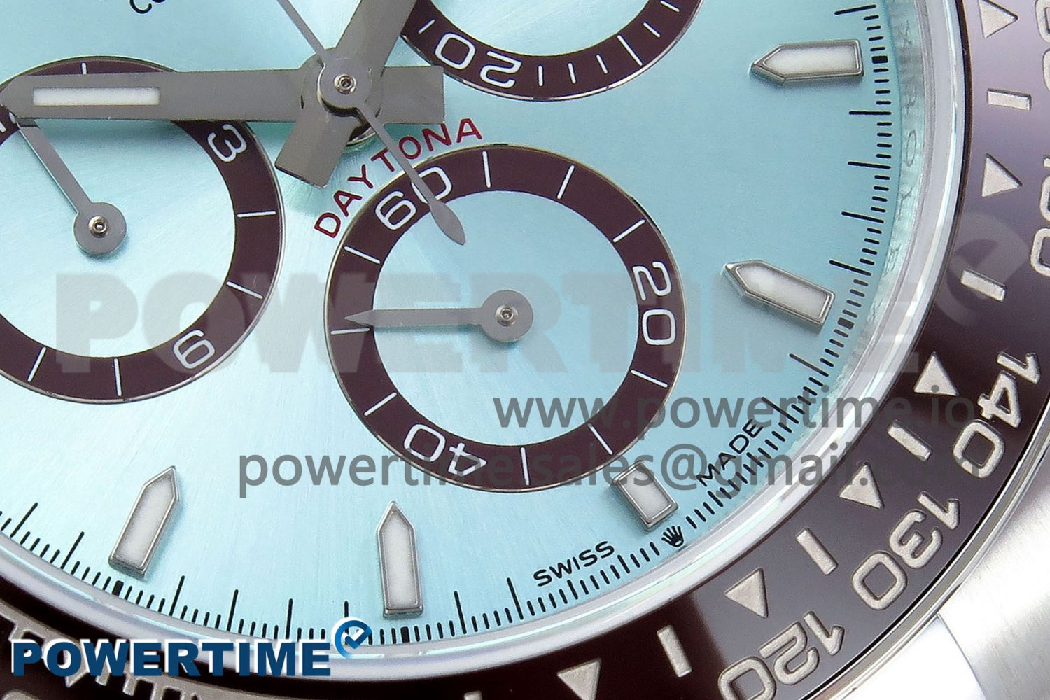 2023 Daytona 126506 QF 1:1 Best Edition 904L Steel Ice Blue Dial on SS Braclet SA4131 (Gain Weight) - Image 5