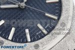 Royal Oak 41mm 15500 SS APSF 1:1 Best Edition Blue Textured Dial on SS Bracelet SA4302 Super Clone - Image 5