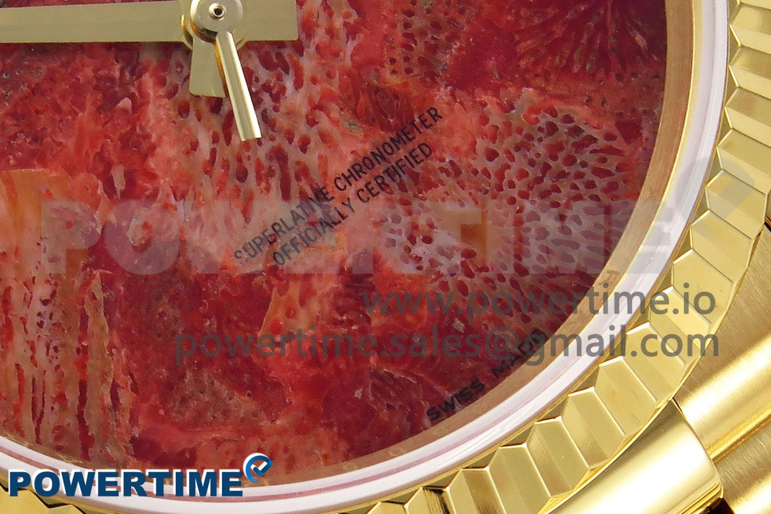 Day Date 36 YG RAF Best Edition Rock Dial on YG Bracelet A2836 - Image 5