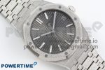 Royal Oak 41mm 15500 SS APSF 1:1 Best Edition Grey Textured Dial on SS Bracelet SA4302 Super Clone - Image 3