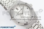 Royal Oak 41mm 15500 SS APSF 1:1 Best Edition White Textured Dial on SS Bracelet SA4302 Super Clone - Image 3