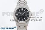 Royal Oak 41mm 15500 SS APSF 1:1 Best Edition Black Textured Dial on SS Bracelet SA4302 Super Clone