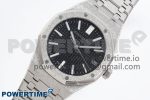Royal Oak 41mm 15500 SS APSF 1:1 Best Edition Black Textured Dial on SS Bracelet SA4302 Super Clone - Image 2