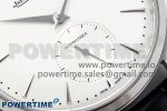 Master Ultra Thin Small Second SS APSF 1:1 Best Edition White Dial on Black Leather Strap SA896 Super Clone - Image 5