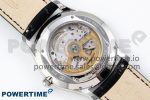 Master Ultra Thin Small Second SS APSF 1:1 Best Edition White Dial on Black Leather Strap SA896 Super Clone - Image 8