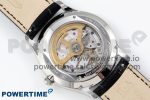 Master Ultra Thin Small Second SS APSF 1:1 Best Edition White Dial on Black Leather Strap SA896 Super Clone - Image 9