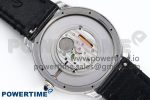 Ronde De Cartier 29mm DRF 1:1 Best Edition Sandblasted Silver-Plated White Dial on Black Leather Strap Ronda Quartz - Image 10