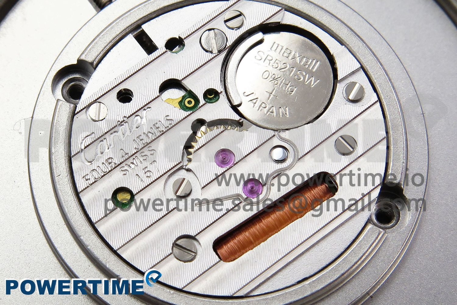 Ronde De Cartier 29mm DRF 1:1 Best Edition Sandblasted Silver-Plated White Dial on Black Leather Strap Ronda Quartz - Image 11