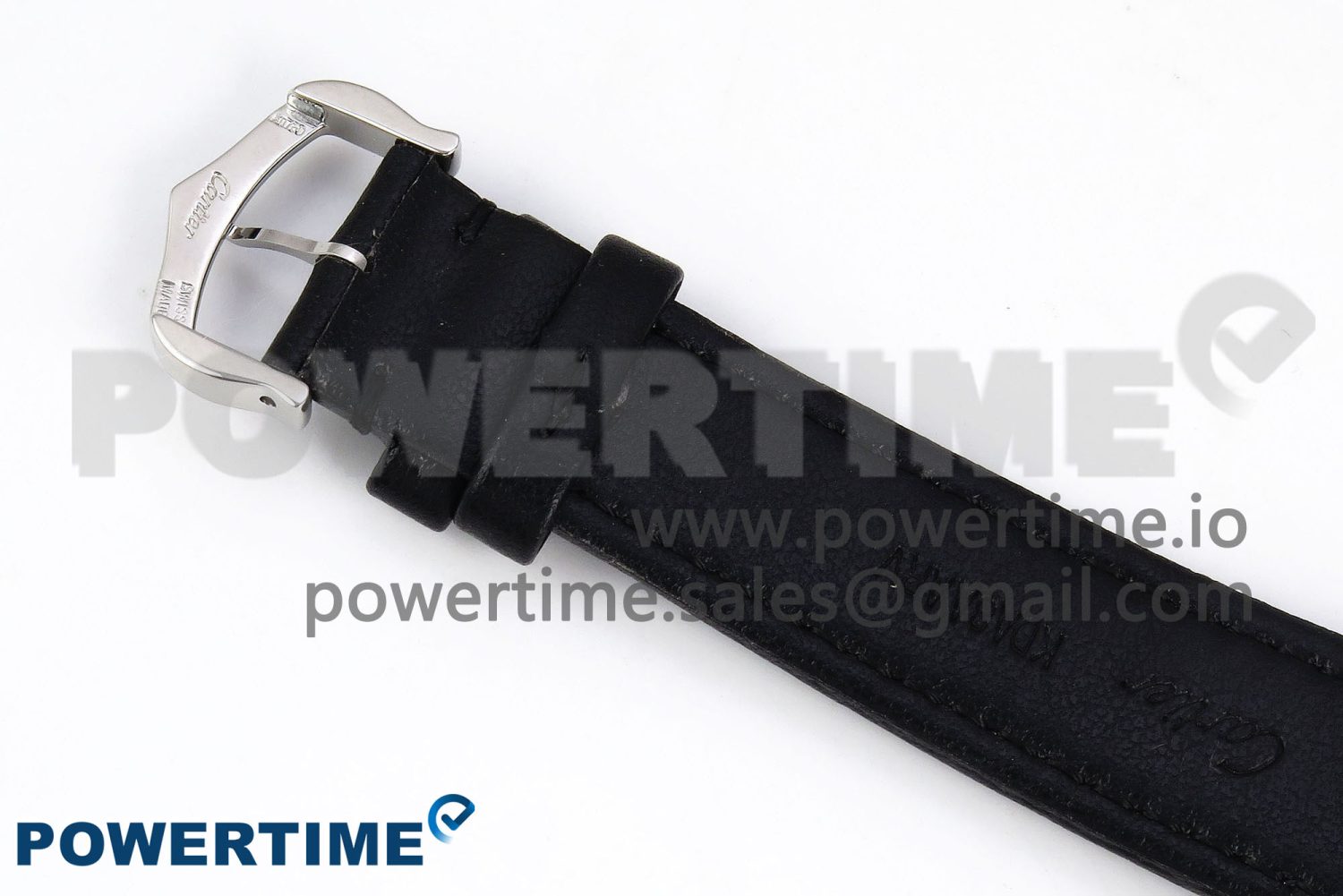 Ronde De Cartier 29mm DRF 1:1 Best Edition Sandblasted Silver-Plated White Dial on Black Leather Strap Ronda Quartz - Image 15
