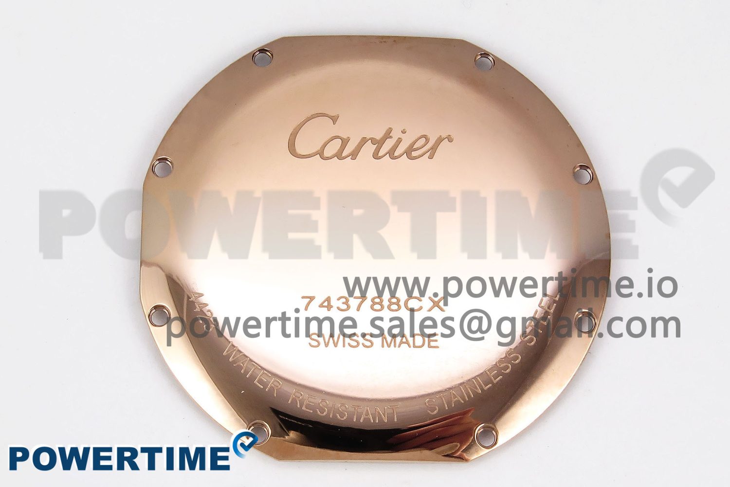 Ronde De Cartier 36mm RG DRF 1:1 Best Edition Sandblasted Silver-Plated White Dial on Black Leather Strap Ronda Quartz - Image 9