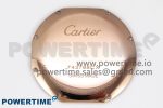 Ronde De Cartier 36mm RG DRF 1:1 Best Edition Sandblasted Silver-Plated White Dial on Black Leather Strap Ronda Quartz - Image 9