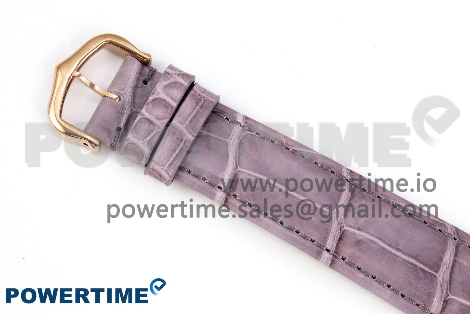Ronde Louis Cartier 29mm RG DRF 1:1 Best Edition Sandblasted Beige Dial on Purple Leather Strap Ronda Quartz - Image 12