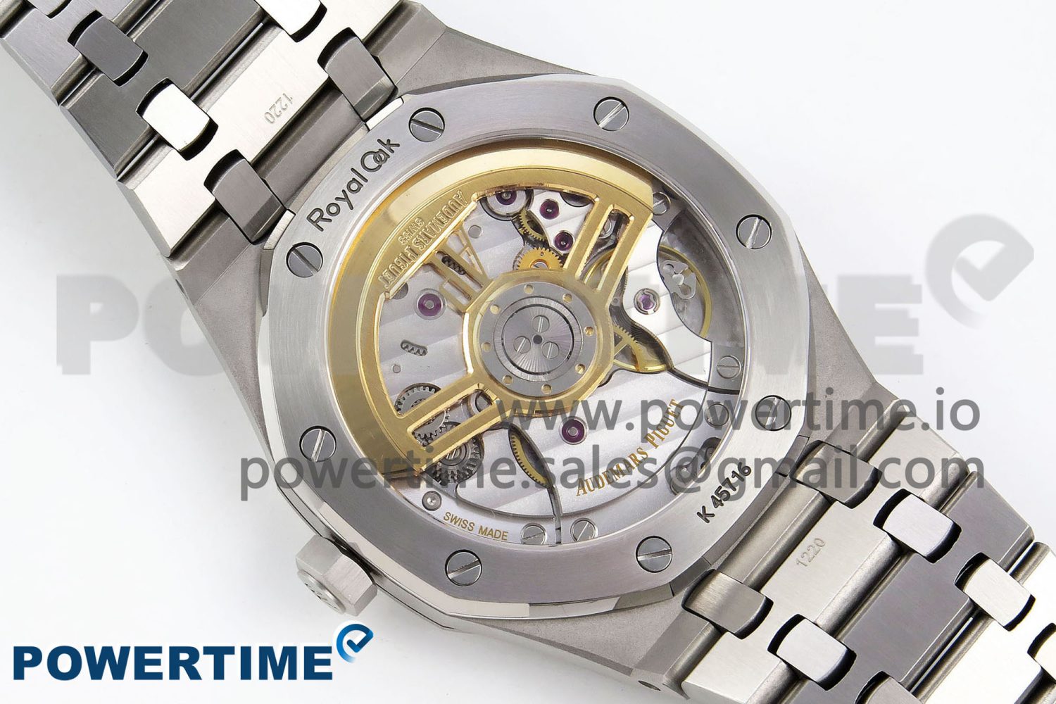 Royal Oak 41mm 15500 SS APSF 1:1 Best Edition Green Textured Dial on SS Bracelet SA4302 Super Clone - Image 9