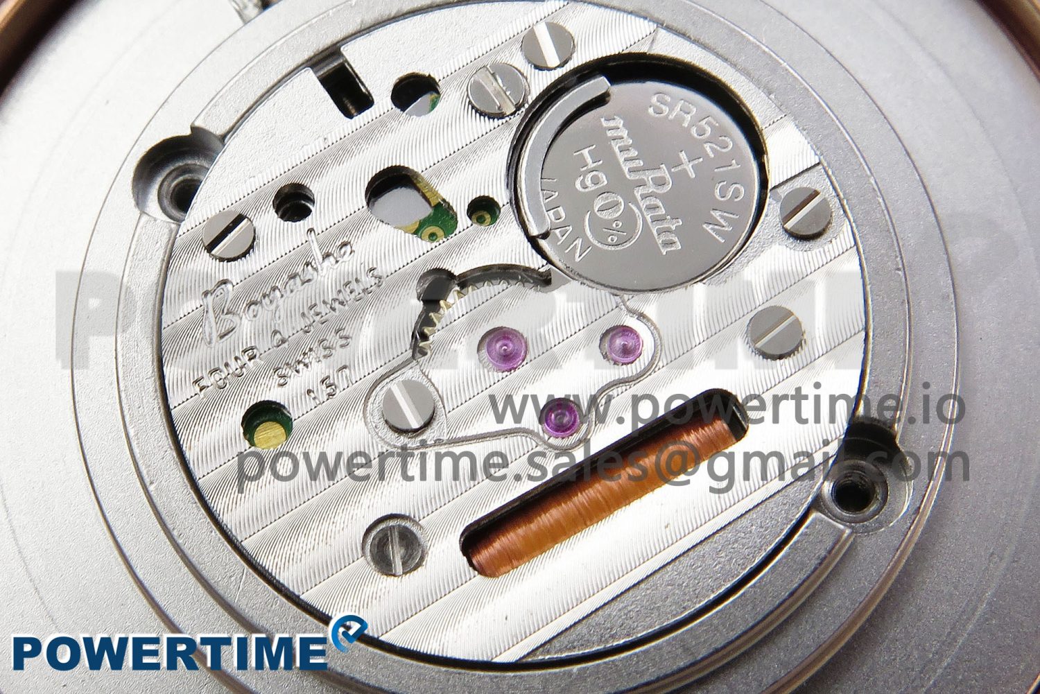 Ronde De Cartier 36mm RG DRF 1:1 Best Edition Sandblasted Silver-Plated White Dial on Black Leather Strap Ronda Quartz - Image 12