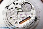 Ronde De Cartier 36mm RG DRF 1:1 Best Edition Sandblasted Silver-Plated White Dial on Black Leather Strap Ronda Quartz - Image 12