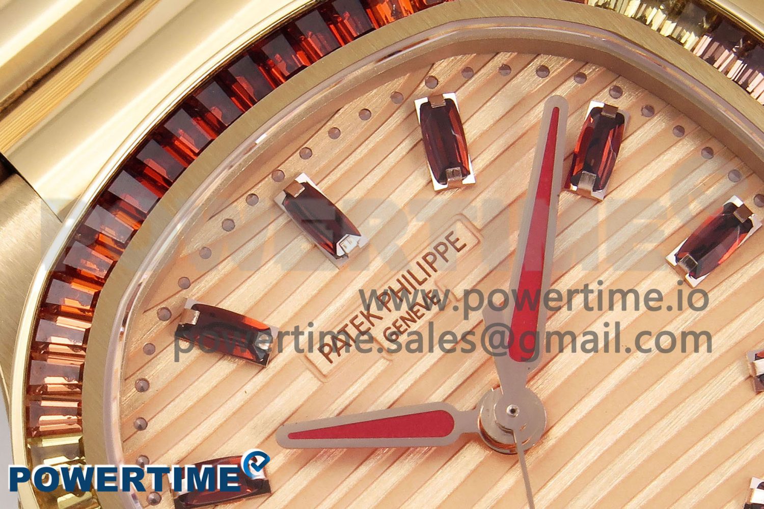 Nautilus 7118 Ladies RG Orange Diamonds PPF 1:1 Best Edition RG Dial on RG Bracelet 324CS - Image 4