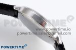 Ronde De Cartier 29mm DRF 1:1 Best Edition Sandblasted Silver-Plated White Dial on Black Leather Strap Ronda Quartz - Image 7