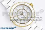J13 38mm YG White Ceramic BVF 1:1 Best Edition White Dial on Bracelet A12.1 - Image 3