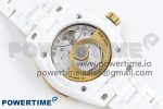 J13 38mm YG White Ceramic BVF 1:1 Best Edition White Dial on Bracelet A12.1 - Image 8