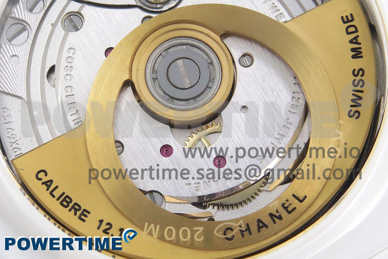 J13 38mm YG White Ceramic BVF 1:1 Best Edition White Dial on Bracelet A12.1 - Image 10